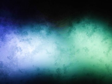 Siyah arkaplanı olan yeşil ve mavi bir arkaplan