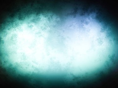 Bulanık ışıklı mavi ve yeşil bir arkaplan