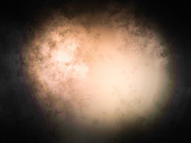 Bir ışığın siyah beyaz fotoğrafı.