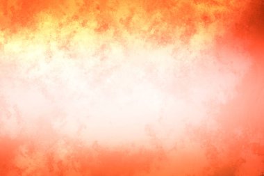 Kırmızı ve turuncu arka plan, beyaz ve siyah köpek.