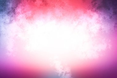 Beyaz bulutlu pembe ve mavi bir arkaplan