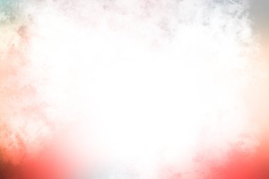 Kırmızı beyaz arkaplan ve bulanık bir itfaiye vanası görüntüsü.