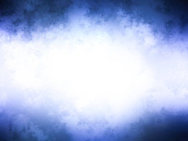 Ortasında ışık olan mavi ve beyaz bir arkaplan