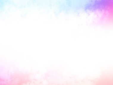 Beyaz bulutlu pembe ve mavi bir arkaplan