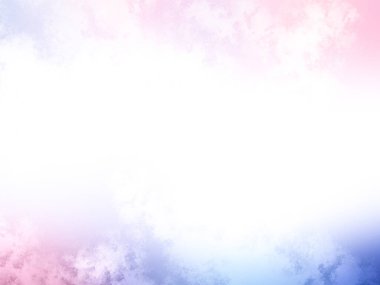 Beyaz bulutlu pembe ve mavi bir arkaplan