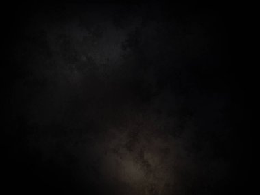 Karanlık bir gökyüzü, birkaç bulut ve bir ışık.