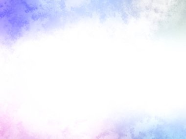 Beyaz gökyüzü ve bulutlarla dolu renkli bir arkaplan.