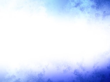 Bulanık gökyüzü ile mavi ve beyaz bir arkaplan