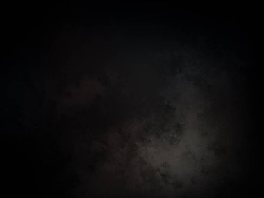 Kara bir arka plan, karanlık bir gökyüzü ve birkaç bulut.