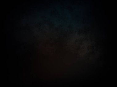 Karanlık bir arka plan, kara bir gökyüzü ve birkaç bulut.