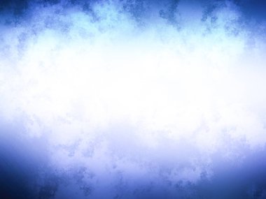 Bulanık gökyüzü ile mavi ve beyaz bir arkaplan