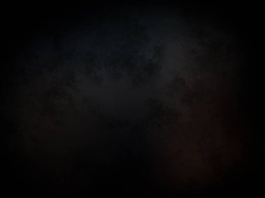 Kara bir arka plan, karanlık bir gökyüzü ve birkaç bulut.