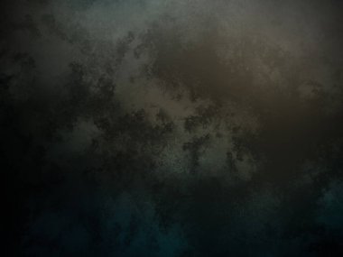 Karanlık ve bulutlu bir gökyüzü ve uzaktan uçan bir uçak.