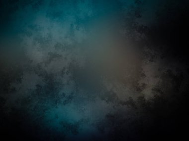 Koyu mavi ve yeşil arka plan ve beyaz saat.