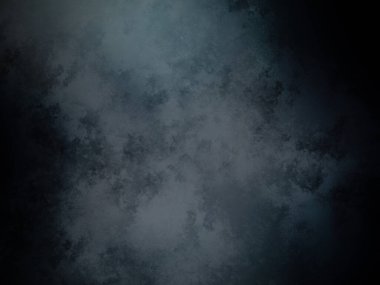 Koyu mavi arka plan, beyaz ve siyah kenarı var.