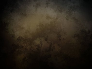 Üzerinde saat olan karanlık ve kirli bir duvar.