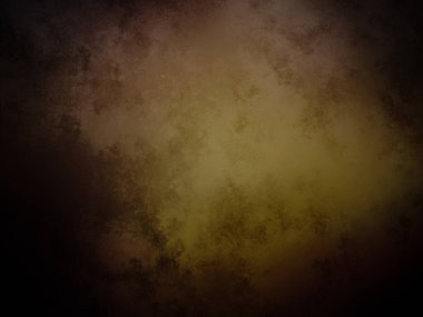Koyu ve kirli bir arka plan, sarı ve siyah renkli.