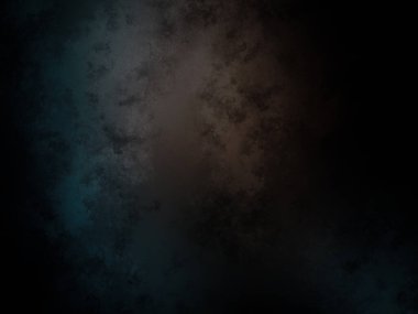 Siyah ve mavi renk şemasına sahip koyu bir arkaplan