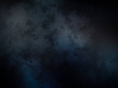 Koyu mavi ve siyah arkaplan, beyaz ve siyah saat.