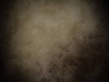 Kahverengi ve siyah bir arkaplan ve kirli bir doku.