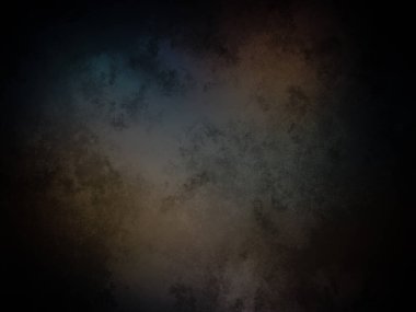 koyu bir arka plan, mavi ve turuncu renkli.