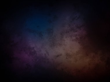 Renkli bir bulanıklığa sahip koyu bir arkaplan