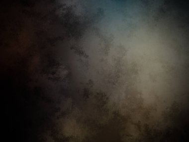 Karanlık ve bulutlu bir gökyüzü ve uzaktan uçan küçük bir uçak.