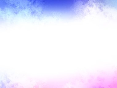 Beyaz kenarlı pembe ve mavi bir arkaplan