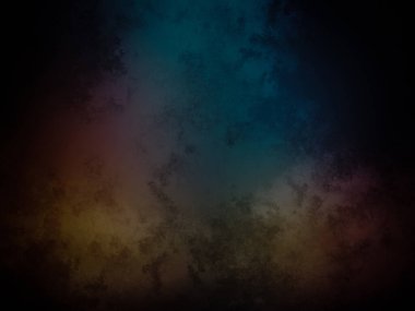 Renkli bir bulanıklığa sahip koyu bir arkaplan