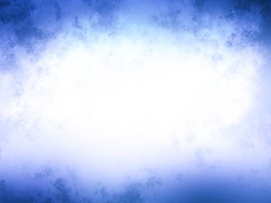 Ortasında ışık olan mavi ve beyaz bir arkaplan