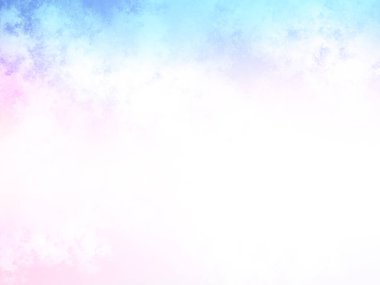 Beyaz kenarlı pembe ve mavi bir arkaplan