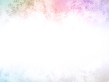 Beyaz arkaplan ile dolu renkli bir bulut.