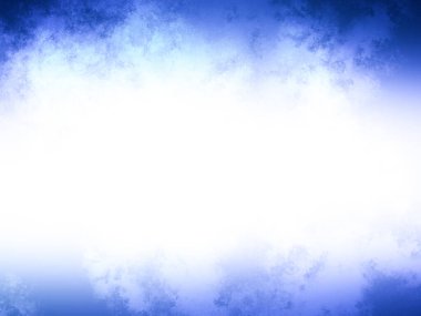 Bulanık gökyüzü ile mavi ve beyaz bir arkaplan