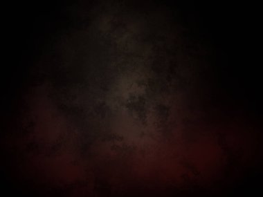 Siyah beyaz saati olan koyu kırmızı ve siyah bir arka plan.