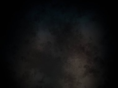 Kara bir arka plan, karanlık bir gökyüzü ve birkaç bulut.