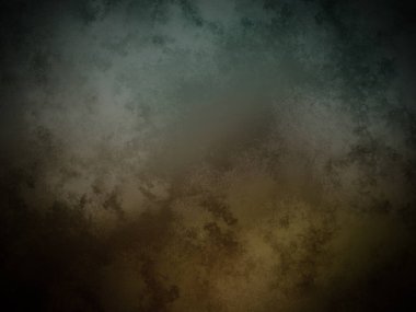 Koyu ve kirli bir arka plan, yeşil ve kahverengi