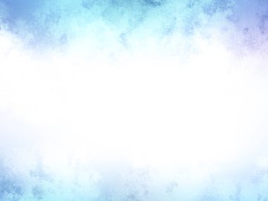 Gökyüzü ve bulutları olan mavi ve beyaz bir arkaplan