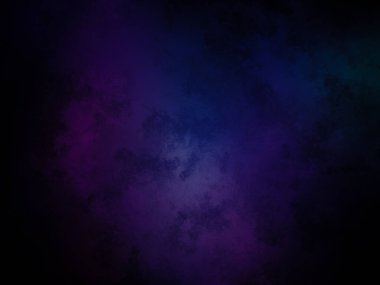 Siyah arkaplanı olan koyu mor ve mavi bir arka plan.