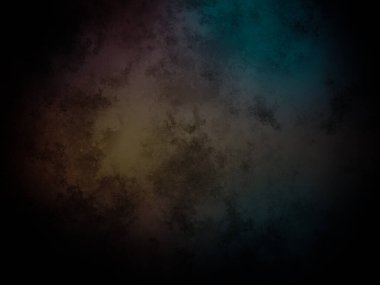 Renkli bir bulanıklığa sahip koyu bir arka plan