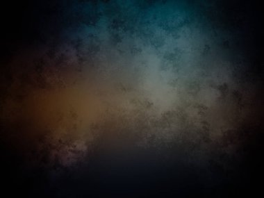 Koyu mavi ve turuncu bir arka plan ve soluk bir etki