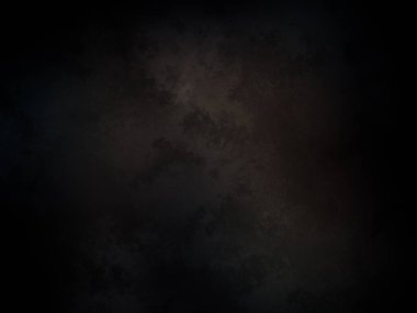 Kara bir arka plan, karanlık bir gökyüzü ve birkaç bulut.