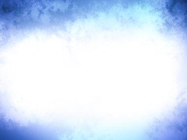 Ortasında beyaz bir bulut olan mavi bir gökyüzü