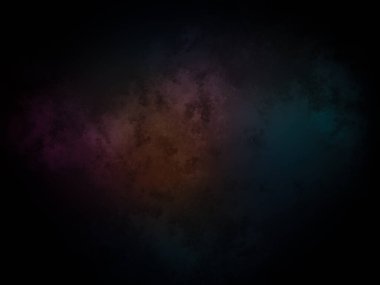 Renkli bir bulanıklığa sahip koyu bir arkaplan