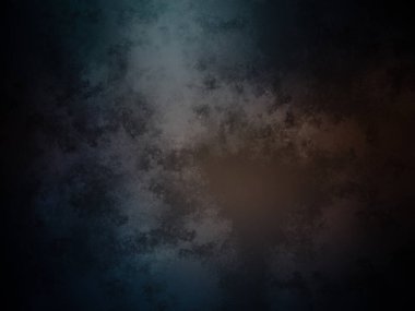 Siyah kenarlı koyu mavi ve turuncu bir arka plan.