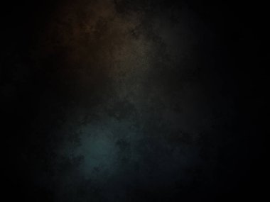 Siyah ve mavi renk şemasına sahip koyu bir arkaplan