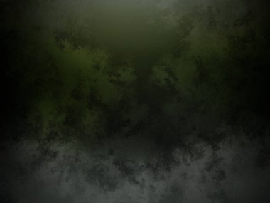 Beyaz saati olan yeşil ve siyah bir arkaplan