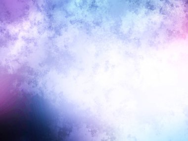 Bulutları ve uçakları olan renkli bir gökyüzü.