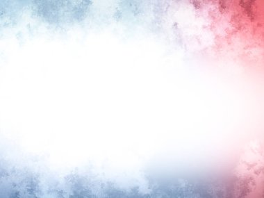 Beyaz ve mavi gökyüzü ile kırmızı ve mavi bir arkaplan