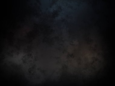 Siyah ve mavi renk şemasına sahip koyu bir arkaplan