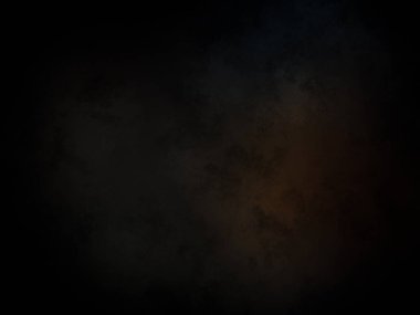 koyu turuncu ve mavi ışıklı siyah bir arkaplan.